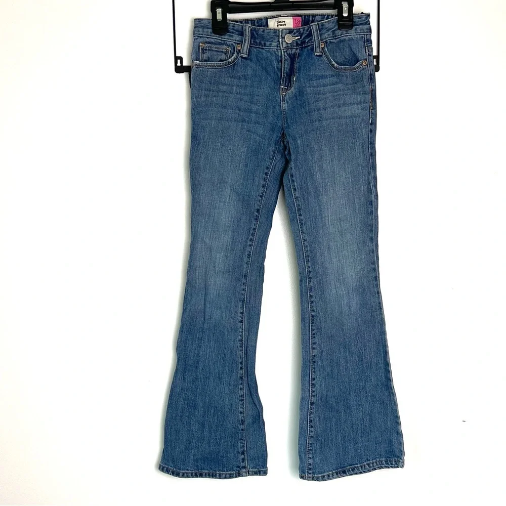 Old Navy Kids Girls‎ Blue Flare Slim Jeans Size 12